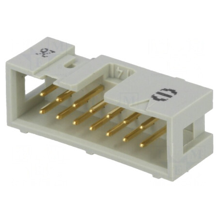 Soclu IDC Tată 14 PIN 1,27mm THT | Electronic-mag.ro | Componente Electronice