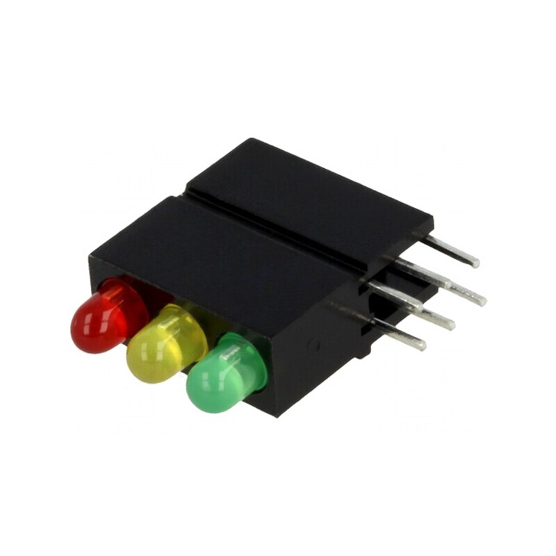 LED 3mm Roșu/Verde/Galben 20mA | Electronic-mag.ro | Componente Electronice