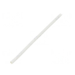 Manson termocontractabil flexibil 3.2mm alb | Electronic-mag.ro | Componente Electronice