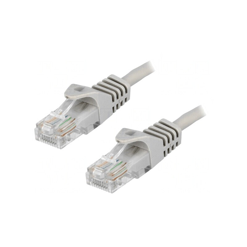 Cablu Patch F/UTP Cat6 Ecranat 1m Gri | Electronic-mag.ro | Componente Electronice