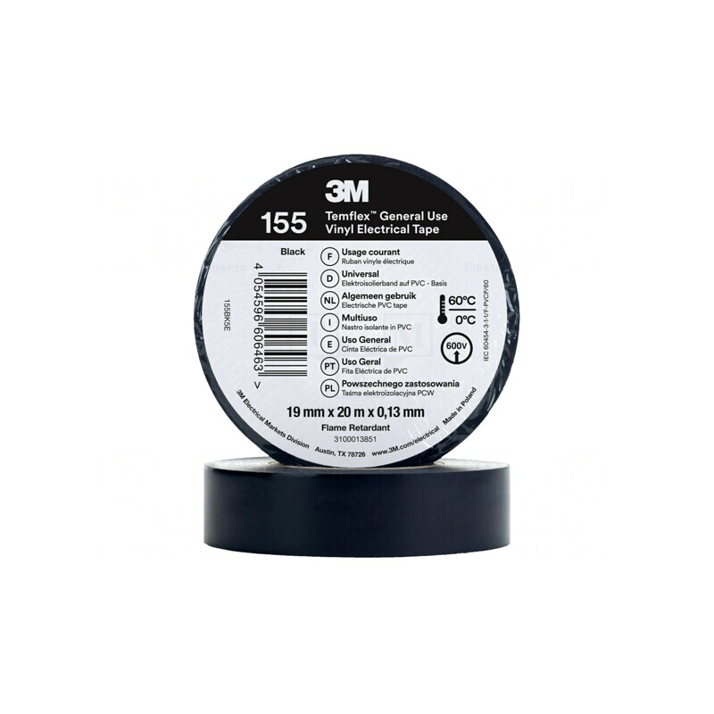 Bandă Electroizolantă Neagră 19mm x 20m | Electronic-mag.ro | Componente Electronice