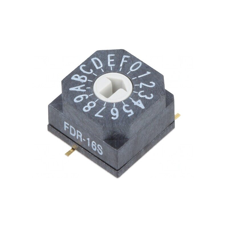 Întrerupător codificare HEX/BCD 16 Poz SMT 80mΩ | Electronic-mag.ro | Componente Electronice