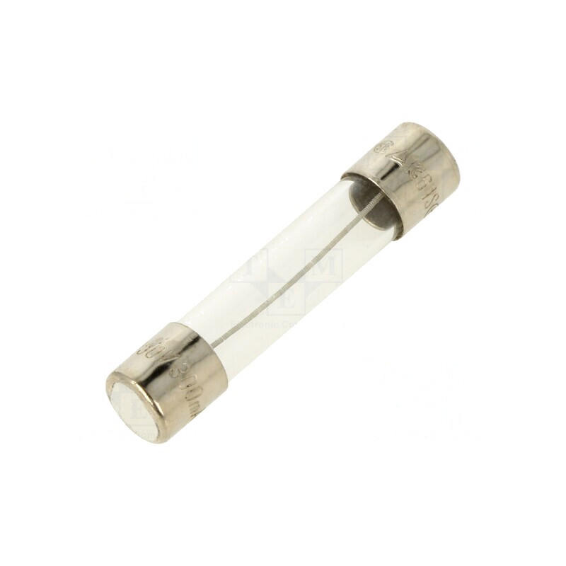 Siguranță Întârziere 300mA 250V Sticlă 6.3x32mm | Electronic-mag.ro | Componente Electronice