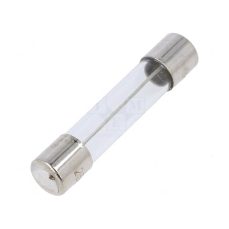 Siguranță Întârziere 500mA 250VAC Sticlă 6.3x32mm | Electronic-mag.ro | Componente Electronice