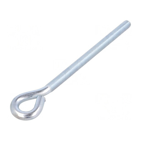 Cârlig inelar oțel zinc 180mm | Electronic-mag.ro | Componente Electronice