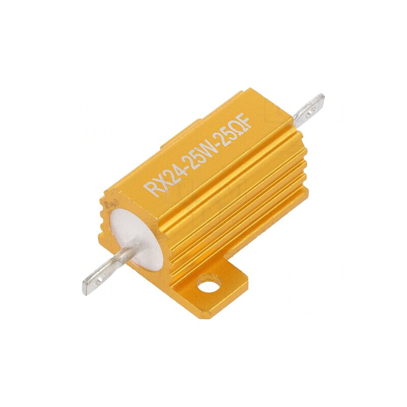 Rezistor Bobinat cu Radiator 25Ω 25W pentru Lipit | Electronic-mag.ro | Componente Electronice Rezistor Bobinat cu Radiator 25Ω 25W pentru Lipit | Electronic-mag.ro | Componente Electronice