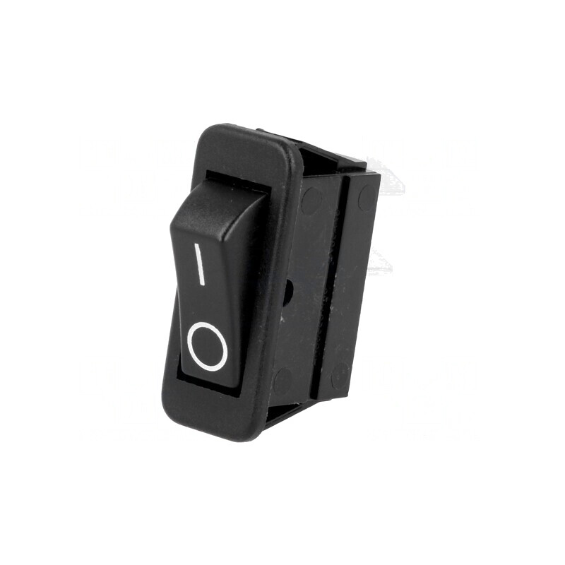 Rocker Switch ON-OFF 16A/250VAC 20A/28VDC Black | Electronic-mag.ro | Componente Electronice