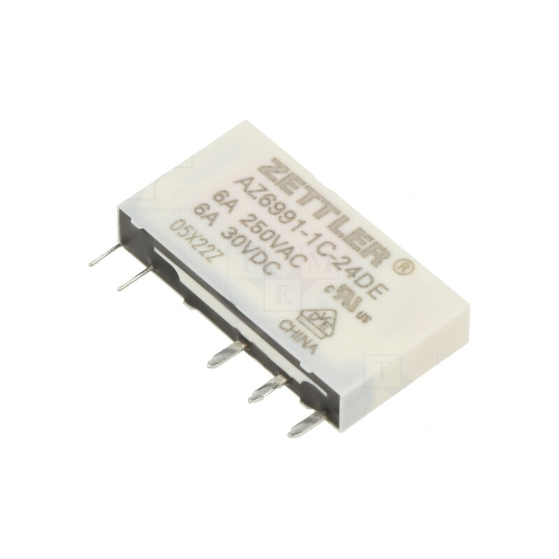 Releu Electromagnetic SPDT 24VDC 8A PCB | Electronic-mag.ro | Componente Electronice