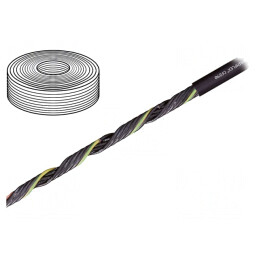 Cablu de Control chainflex CF890 3G0.5mm2 PUR Negru | Electronic-mag.ro | Componente Electronice