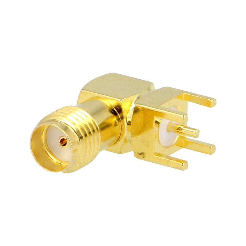 Soclu SMA mamă unghi 90° aurit | Electronic-mag.ro | Componente Electronice Soclu SMA mamă unghi 90° aurit | Electronic-mag.ro | Componente Electronice