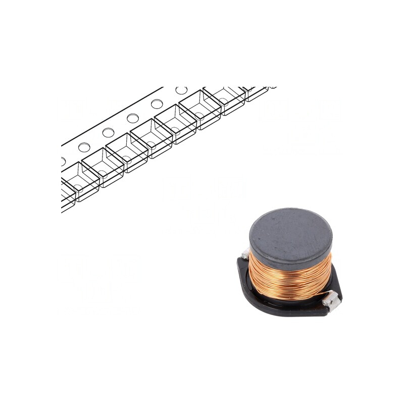 Inductor Ferită SMD 10mH 390mA 10.5Ω ±20% 18.7x15.2x12mm | Electronic-mag.ro | Componente Electronice