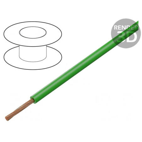 Cablu FLRY-A 0,75mm2 Verde 60V | Electronic-mag.ro | Componente Electronice
