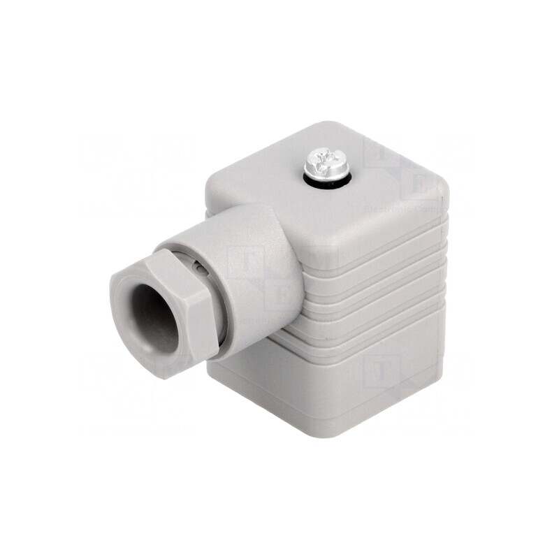 Conector cu Valvă Mufă Format A 18mm Mamă 3-PIN 90° | Electronic-mag.ro | Componente Electronice