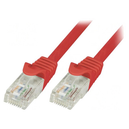 Patch cord UTP Cat6 2m Roșu | Electronic-mag.ro | Componente Electronice