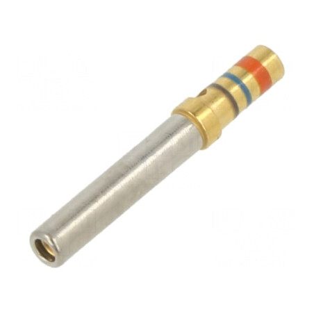 Pin Mamă Aurit Cupru 0,2-0,6mm2 24-20AWG Vrac | Electronic-mag.ro | Componente Electronice
