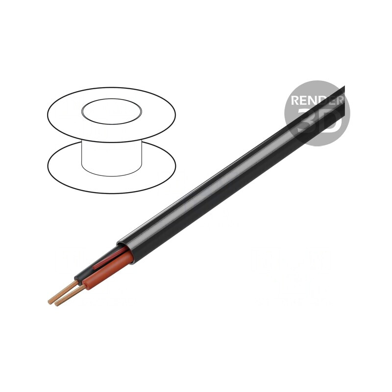 Cablu neecranat 300V 305m Cu litat crom Eca 1000ft | Electronic-mag.ro | Componente Electronice