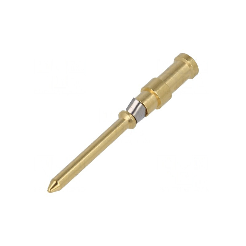 Pin tată aliaj cupru nichelat aurit 0,5mm2 crimpat Han D | Electronic-mag.ro | Componente Electronice