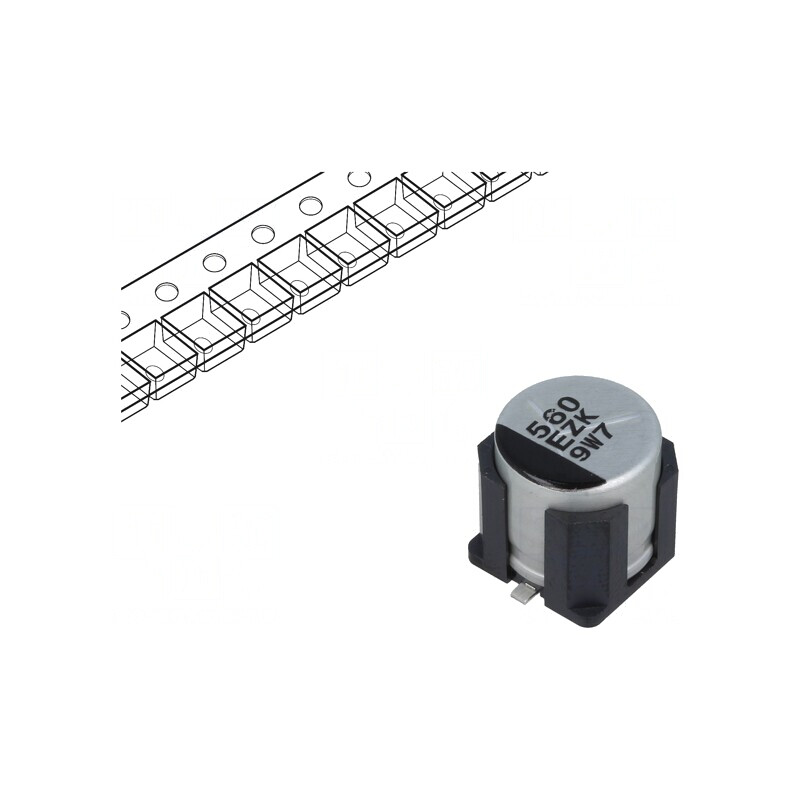Condensator Hibrid 560uF 25V SMD  | Electronic-mag.ro | Componente Electronice