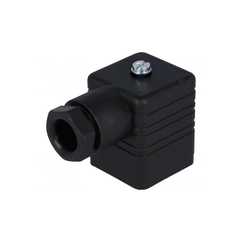 Conector cu valvă 18mm 3 PIN unghi 90° | Electronic-mag.ro | Componente Electronice