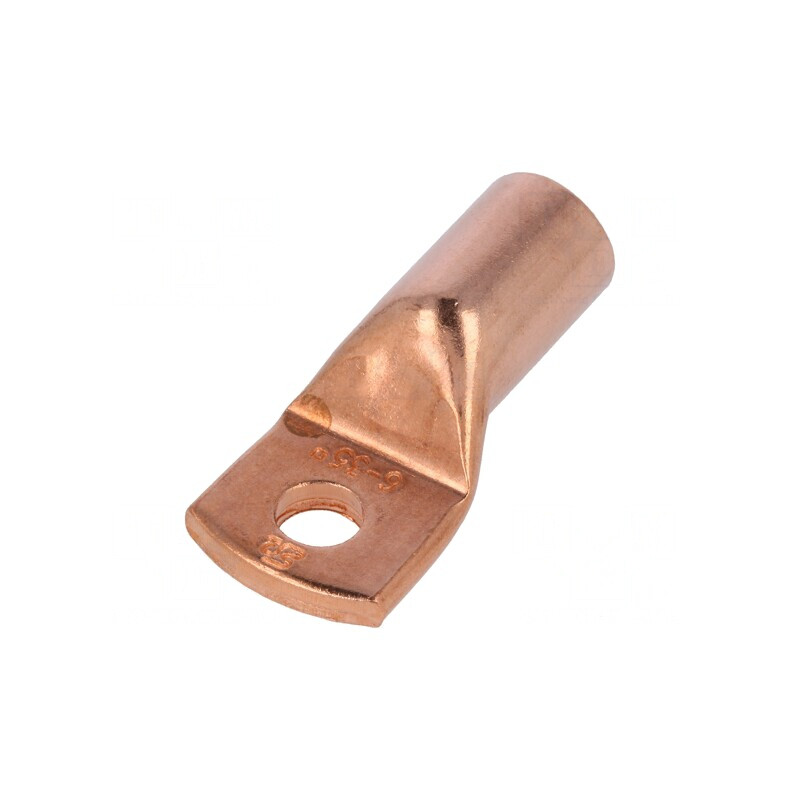 Vârf Inelar Tubular M6 35mm2 Crimpat Cupru 31.5mm | Electronic-mag.ro | Componente Electronice Vârf Inelar Tubular M6 35mm2 Crimpat Cupru 31.5mm | Electronic-mag.ro | Componente Electronice