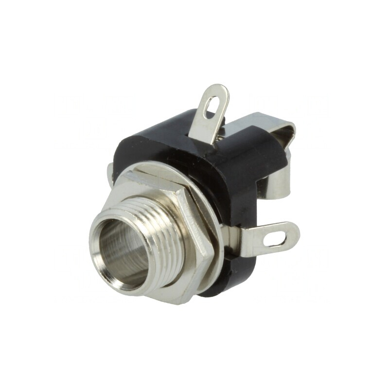 Soclu Jack 6,3mm Mamă Stereo 3 Piste Drept pentru Lipire | Electronic-mag.ro | Componente Electronice