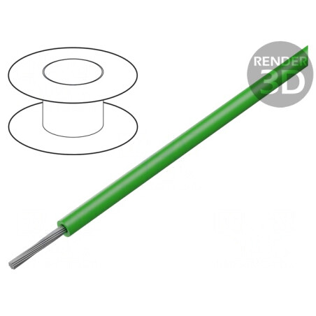 Cablu HELUTHERM 145 1x1,5mm2 Cu PO Verde -55÷145°C | Electronic-mag.ro | Componente Electronice