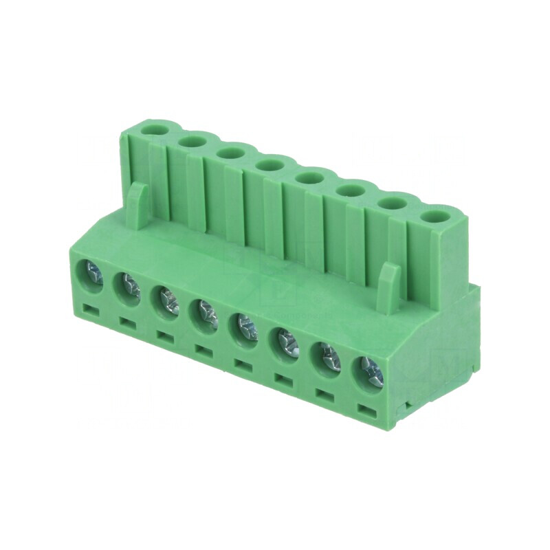 Regletă de Conexiuni Deconectabilă 5mm 8 Piste Dreaptă Mufă | Electronic-mag.ro | Componente Electronice