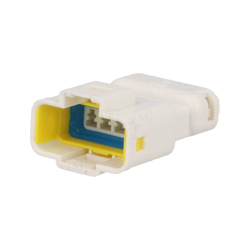 Conector cablu-cablu E-Seal tată alb IP67 | Electronic-mag.ro | Componente Electronice