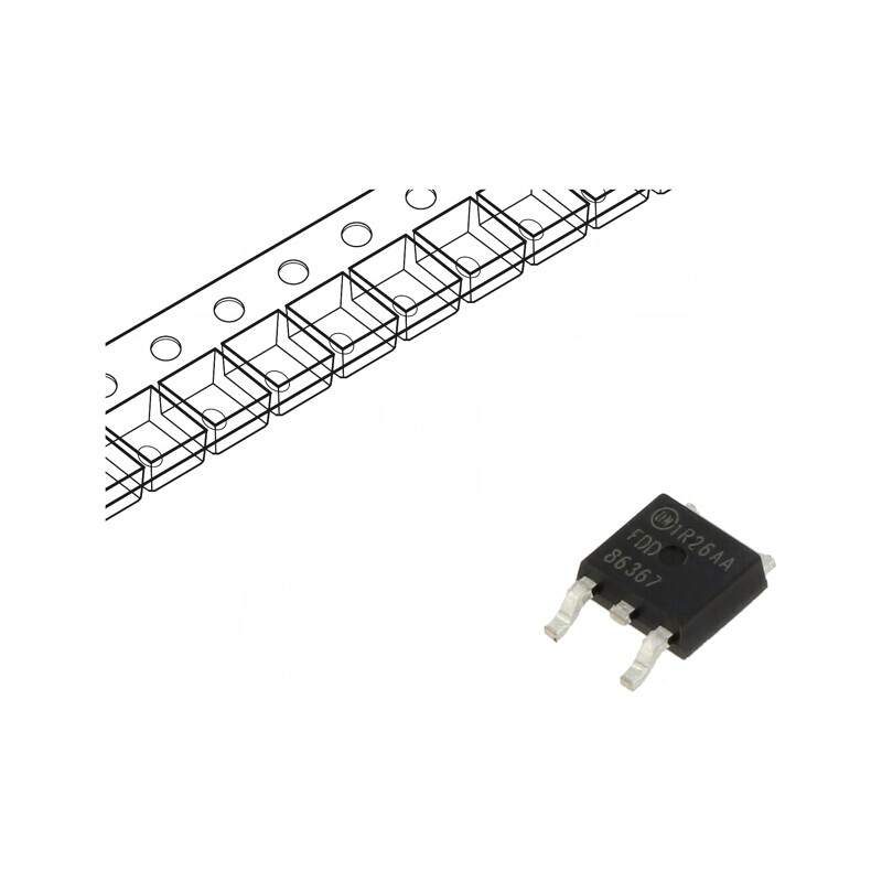 N-MOSFET Tranzistor 80V 100A 227W DPAK | Electronic-mag.ro | Componente Electronice