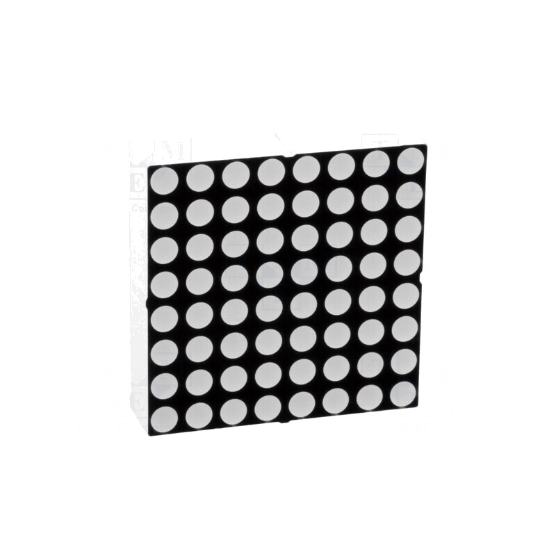 Afișaj LED 8x8 Roșu 37,9x37,9mm | Electronic-mag.ro | Componente Electronice