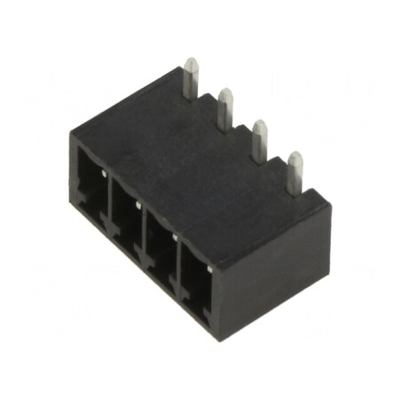 Conector Euro Header 3.5MM RA Negru 4 Pini | Electronic-mag.ro | Componente Electronice