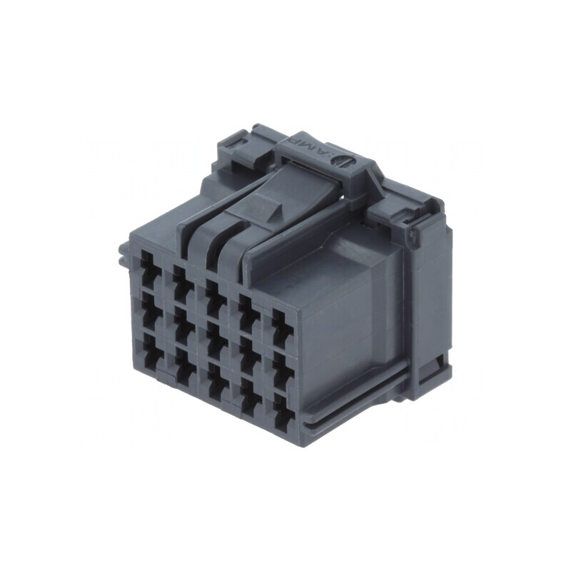 Conector Automotive MCP 2.8 Mamă Mufă pe Cablu PIN 15 Gri | Electronic-mag.ro | Componente Electronice