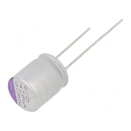 Condensator Polimeric 330uF 25V THT | Electronic-mag.ro | Componente Electronice