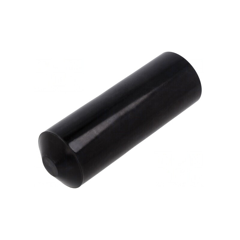 Cap termocontractabil cu adeziv 33mm L: 106mm negru | Electronic-mag.ro | Componente Electronice
