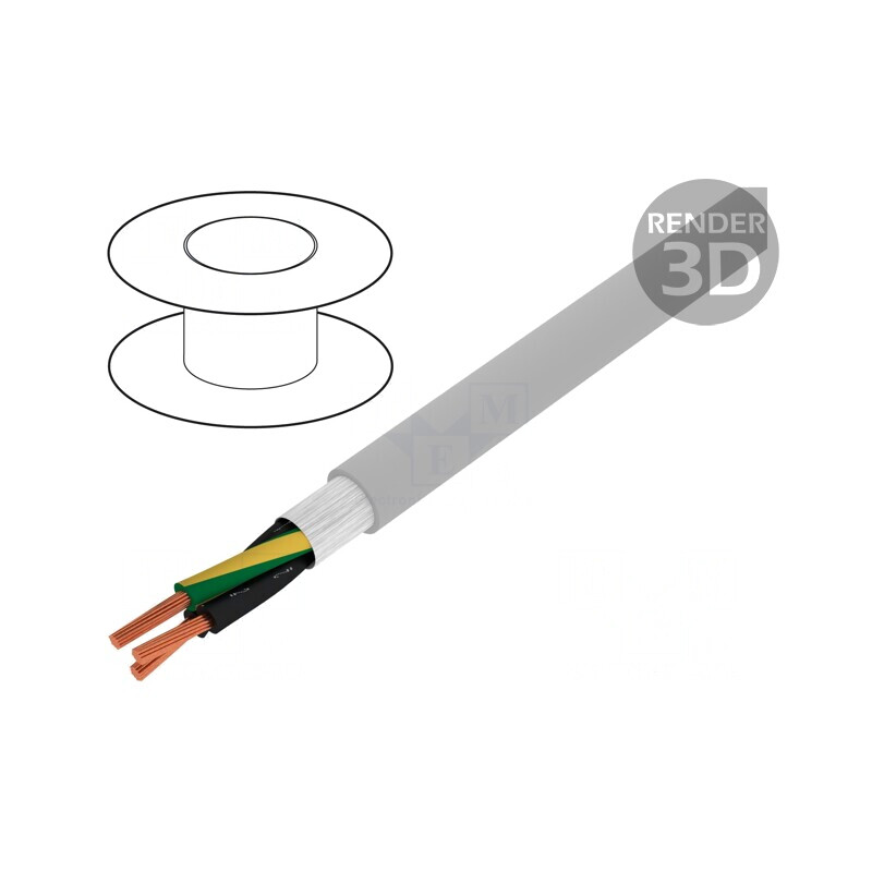 Cablu de control ÖLFLEX FD CLASSIC 810 3G0,5mm2 PVC | Electronic-mag.ro | Componente Electronice