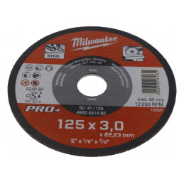 Disc de Tăiere Oțel Aliat 125mm 3mm | Electronic-mag.ro | Componente Electronice