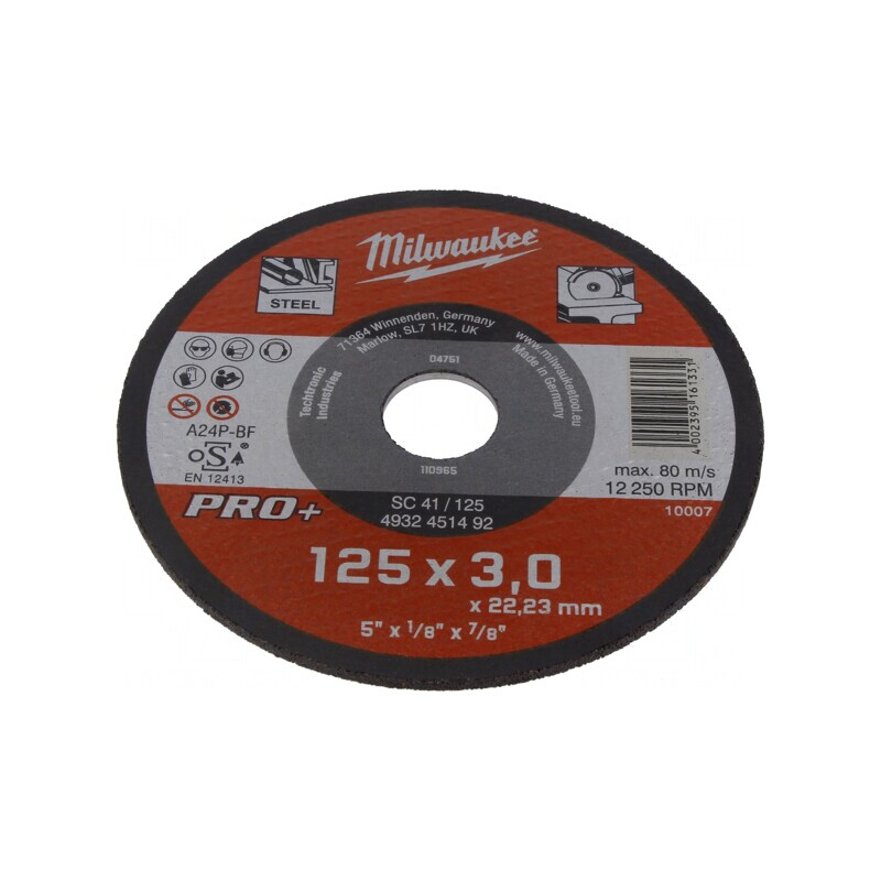 Disc de Tăiere Oțel Aliat 125mm 3mm | Electronic-mag.ro | Componente Electronice