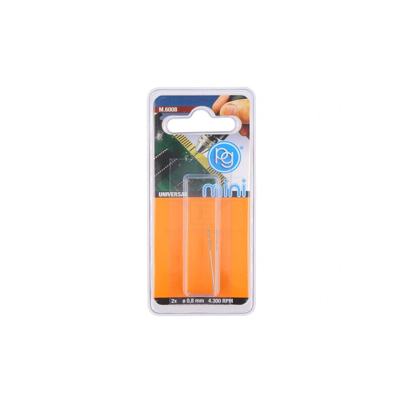 Burghiu Metal Ø0,8mm HSS 2buc | Electronic-mag.ro | Componente Electronice