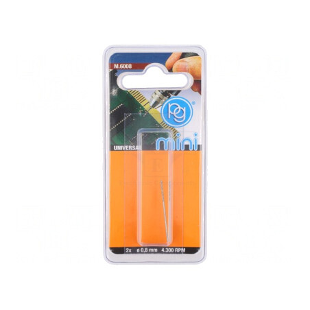 Burghiu Metal Ø0,8mm HSS 2buc | Electronic-mag.ro | Componente Electronice