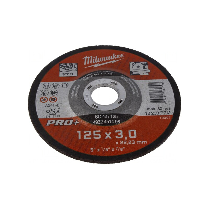 Disc de Tăiere Oțel Aliat 125mm 3mm | Electronic-mag.ro | Componente Electronice