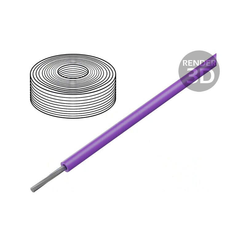 Cablu Electric Silicon Violet 1x2,5mm² 100m | Electronic-mag.ro | Componente Electronice