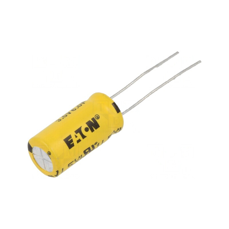 Supercondensator THT 6F 3V 5mm 35mΩ 13uA | Electronic-mag.ro | Componente Electronice