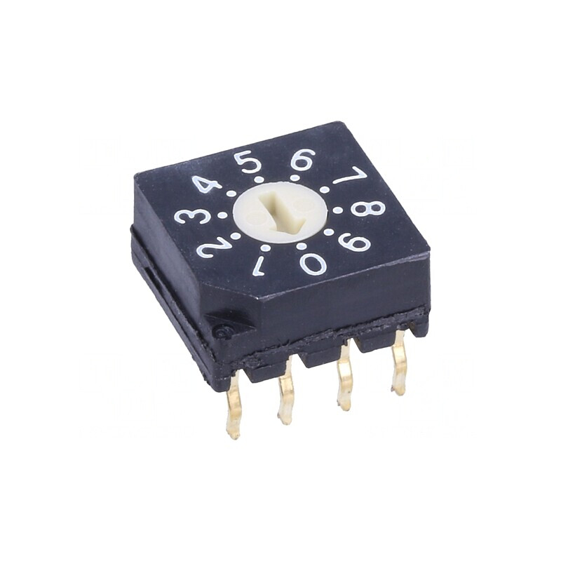 Întrerupător Codificare DEC/BCD THT 10 Poz 1000MΩ | Electronic-mag.ro | Componente Electronice