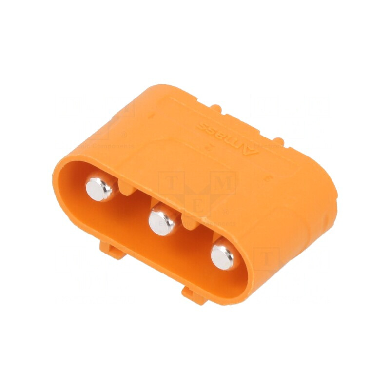 Soclu Alimentare DC pentru PCB THT Portocalie | Electronic-mag.ro | Componente Electronice