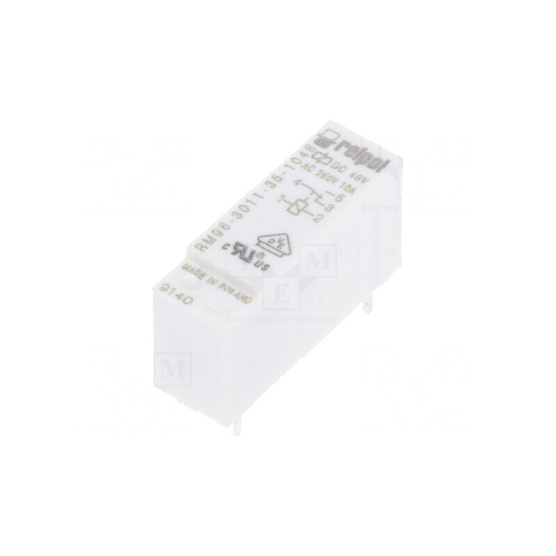 Releu Electromagnetic SPDT 48VDC 8A PCB | Electronic-mag.ro | Componente Electronice