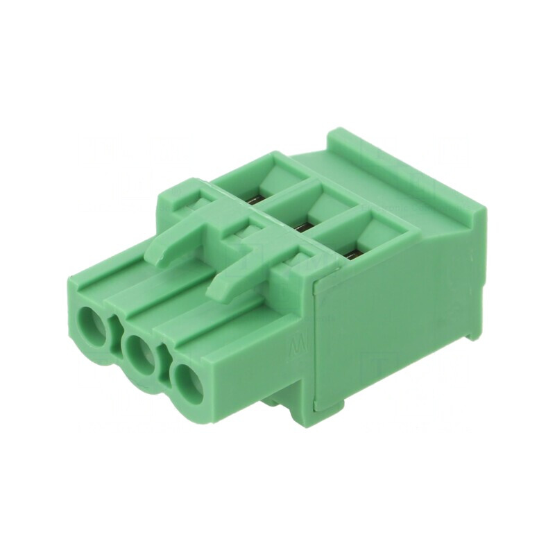 Regletă de Conexiuni Deconectabilă 3 Piste 90° 5mm | Electronic-mag.ro | Componente Electronice