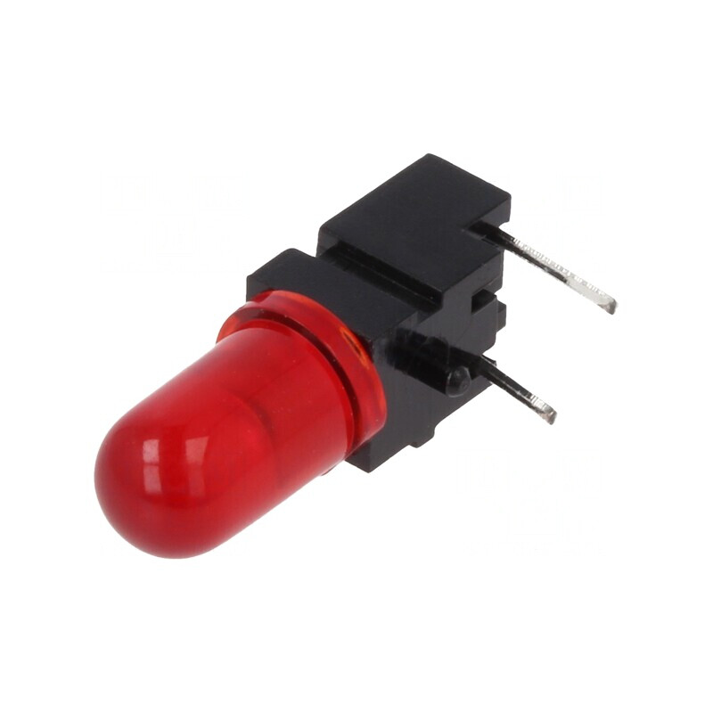 LED Roșu 5mm 20mA 60° 4-10mcd | Electronic-mag.ro | Componente Electronice
