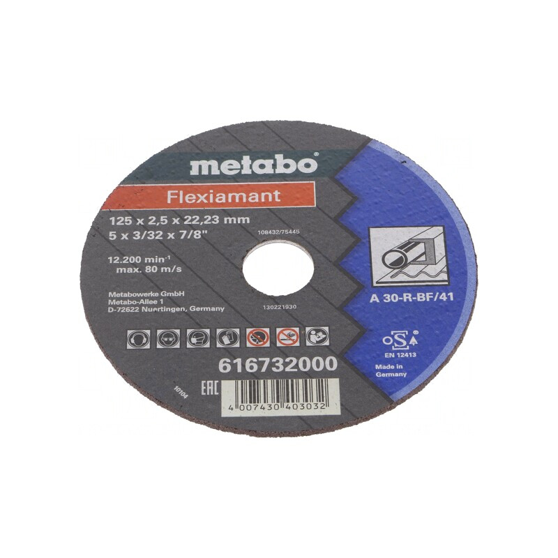 Disc de Tăiere Oțel 125mm 22.23mm 2.5mm | Electronic-mag.ro | Componente Electronice