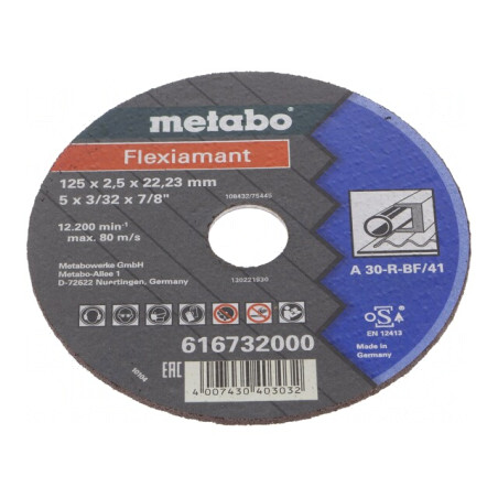 Disc de Tăiere Oțel 125mm 22.23mm 2.5mm | Electronic-mag.ro | Componente Electronice