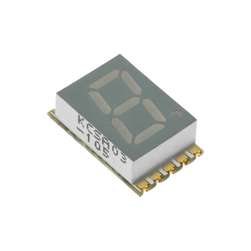 Afișaj LED 7 Segmente 7,62mm Roșu | Electronic-mag.ro | Componente Electronice